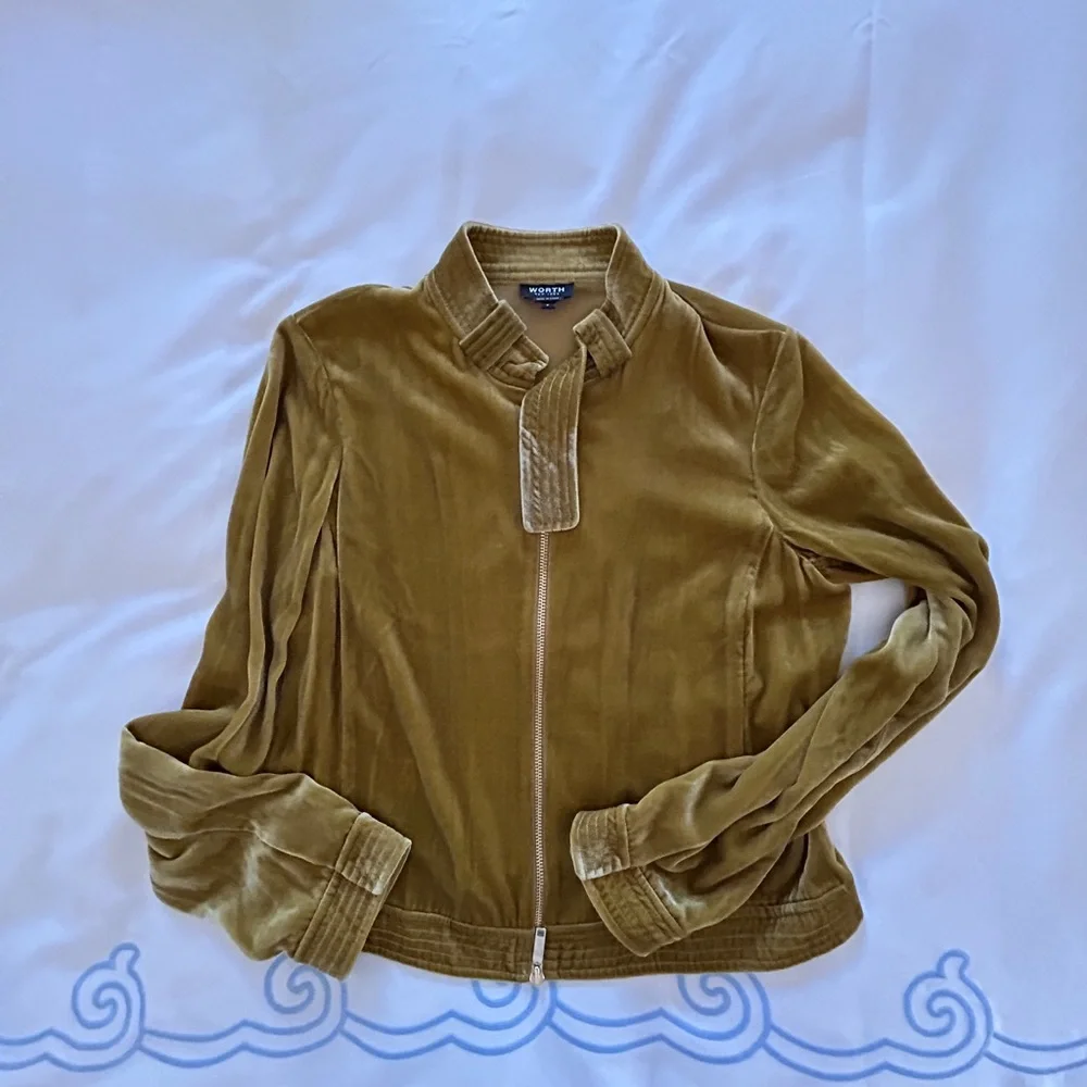 Worth Velvet Jacket Size P - Picture 4 of 6